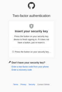 github double authent 202x300 - Test de la Yubikey FIDO U2F par Yubico