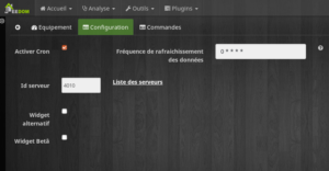 Speedtest equip config 300x156 - Monitorer sa connexion internet avec Jeedom