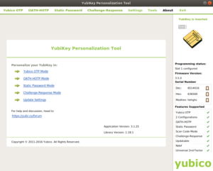 Yubikey NEO PersoTool