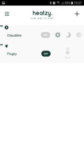 heatzy app dash4 169x300 - Test du thermostat connecté Heatzy Flam