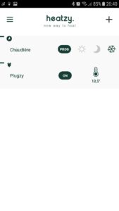 heatzy app dash5 169x300 - Test du thermostat connecté Heatzy Flam