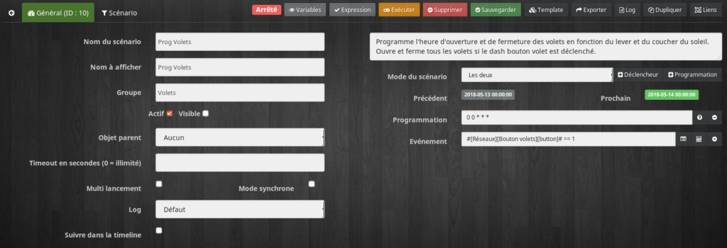 Automatiser ses volets 7 1024x350 - [TUTORIEL] Automatiser ses volets avec le lever du soleil