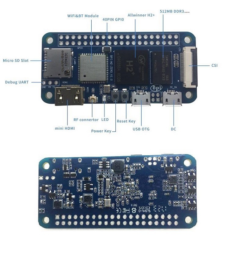 banana Pi M2 Zero - Présentation du banana Pi M2 Zero