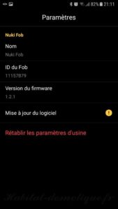 Nuki Smartphone 11 169x300 - Utilisation de la serrure connectée Nuki