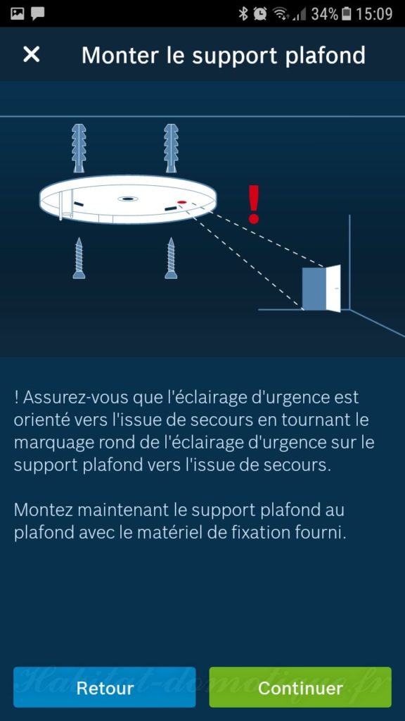 Détecteur fumée install 08 576x1024 - Détecteur de fumée connecté Bosch Smart Home