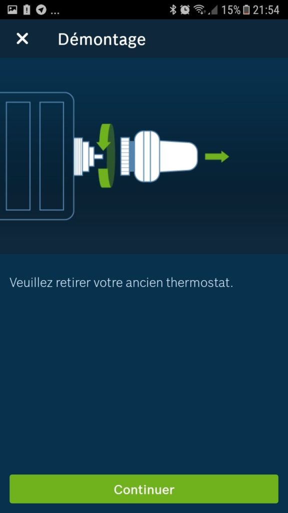 thermostat de radiateur Bosch install 06 576x1024 - Thermostat de radiateur connecté Bosch