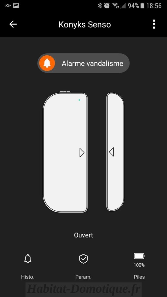Test du détecteur d'ouverture WiFi Senso de Konyks Installation détecteur ouverture WiFi Senso Konyks 10 576x1024 - Test du détecteur d'ouverture WiFi Senso de Konyks
