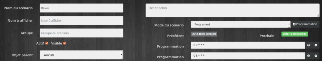 Transformer une lampe en réveil avec Jeedom et innr Lampe réveil scénario1 1024x195 - Transformer une lampe en réveil avec Jeedom et innr