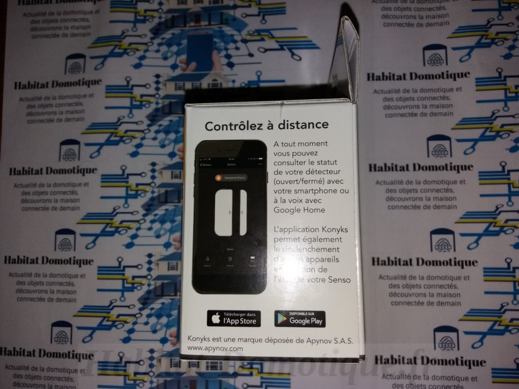 Test du détecteur d'ouverture WiFi Senso de Konyks Présentation détecteur ouverture WiFi Senso Konyks 02 1024x768 - Test du détecteur d'ouverture WiFi Senso de Konyks