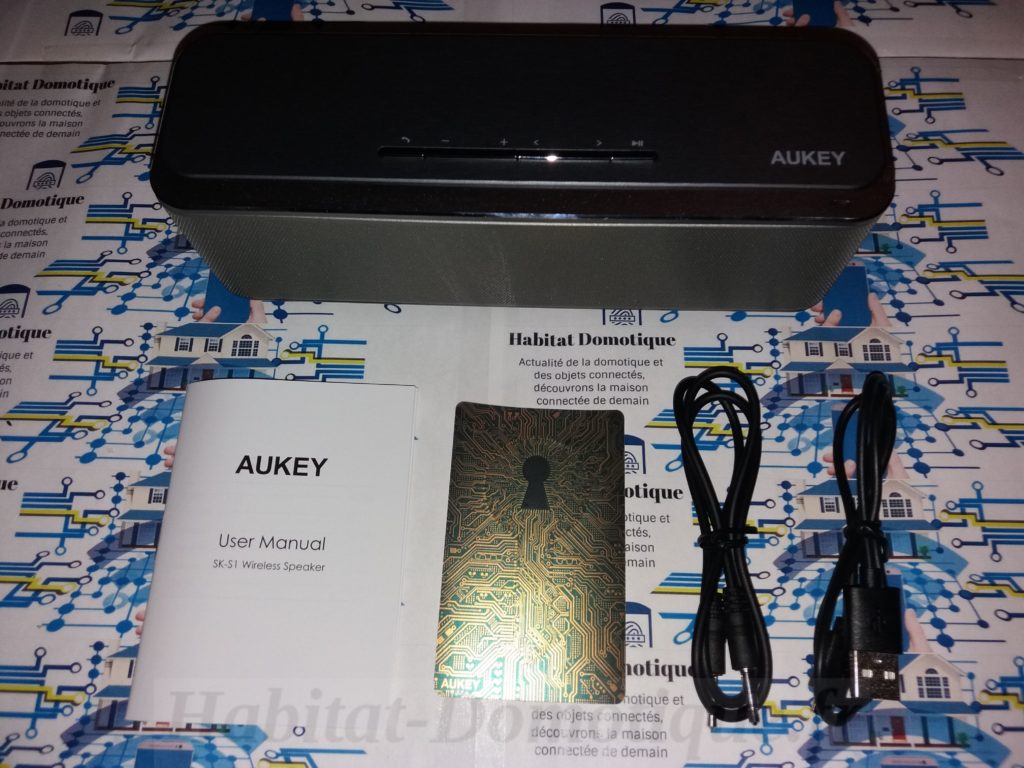 Enceinte Bluetooth SK S1 Presentation 02 1024x768 - Test de l'enceinte Bluetooth SK-S1 de Aukey