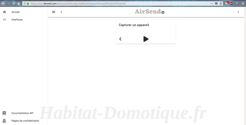 AirSend API 02 1024x522 - Test de la solution domotique AIRSEND de DEVMEL