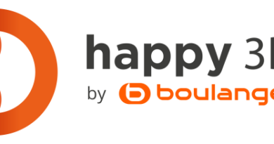 Happy 3D-Logo