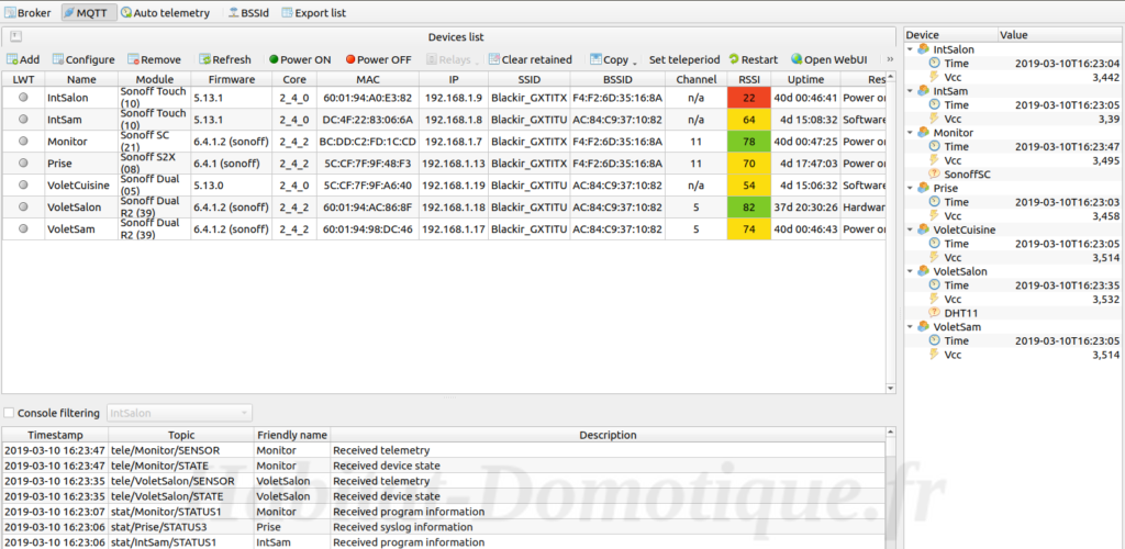 Tasmota Device Manager Presentation 01 1024x500 - Monitorer ses équipements avec Tasmota Device Manager