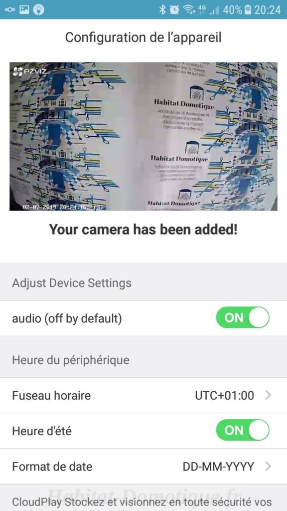 EZVIZ C2C mini O Installation09 576x1024 - Test de la caméra EZVIZ C2C mini O