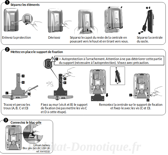 Tyxal Access Delta Dore installation11 - Installation pack alarme Tyxal+ Access Delta Dore