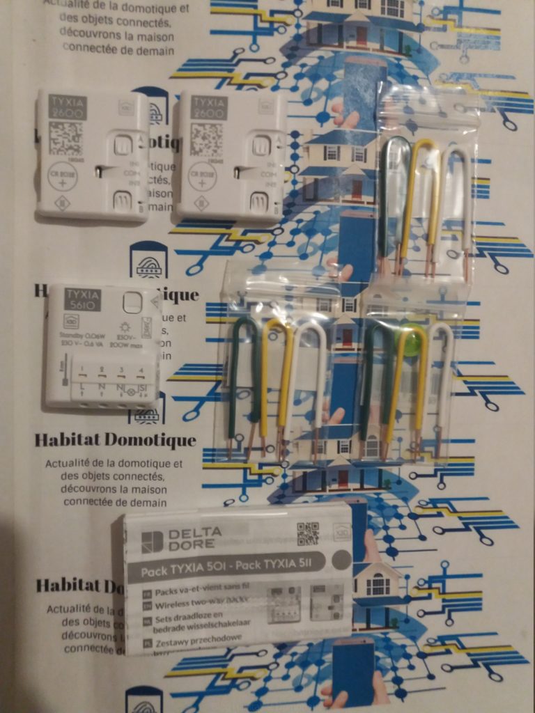 PACK VA-ET-VIENT SANS FIL AVEC NEUTRE PACK TYXIA 510