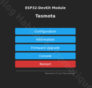 Tasmota ESP32 Camera 07 300x289 - ESP32 Caméra et Tasmota